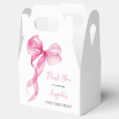 Ballotins Bow Girls rose 1er Merci d'anniversaire (Ouvert)