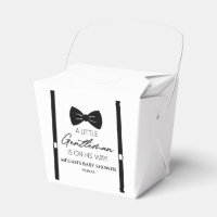Bowtie Suspende Un Petit Baby shower Gentil