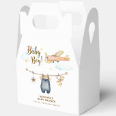Ballotins Boy Adventure Clothesline Airplane Sky Baby Shower (Ouvrir)