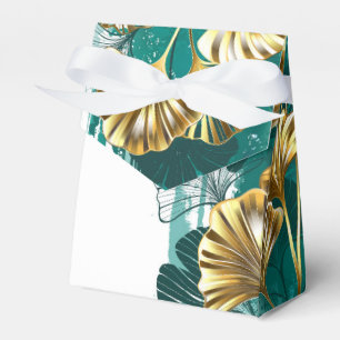 Ballotins Branche avec Feuilles d'or Ginko Biloba