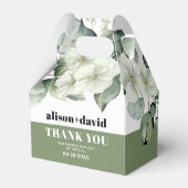 Ballotins Branche, verdure fleurs blanches typographie maria (Verso)