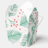 Ballotins Branches de pin de Noël dessinées à la main Vert R (Ouvert)