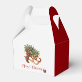 Ballotins Branches de semis en bois vert et rouge (Verso)