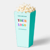 Ballotins Branded Business Logo Text Popcorn Box Example (Sauté)