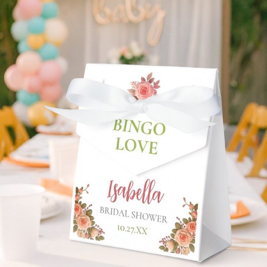 Ballotins Bridal Shower Game Bingo Card – Prize Favor Box