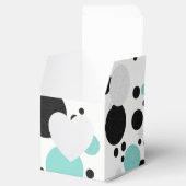 Ballotins Bride Co Turquoise Blue Polka Dot Douche Party (Ouvert)