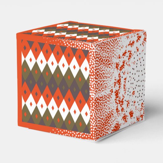 Ballotins Bright and Vivid Rhombus Pattern Throw Pillow (Arrière)