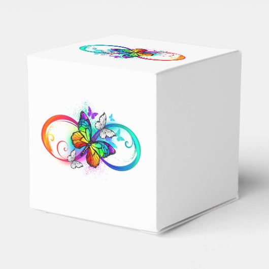 Ballotins Bright infinity with rainbow butterfly (Arrière)