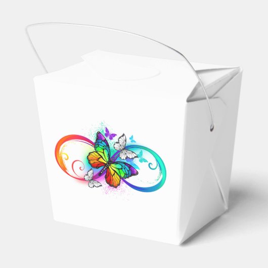 Ballotins Bright infinity with rainbow butterfly (Arrière)