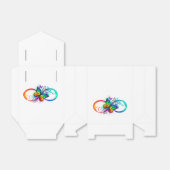 Ballotins Bright infinity with rainbow butterfly (Déplié)