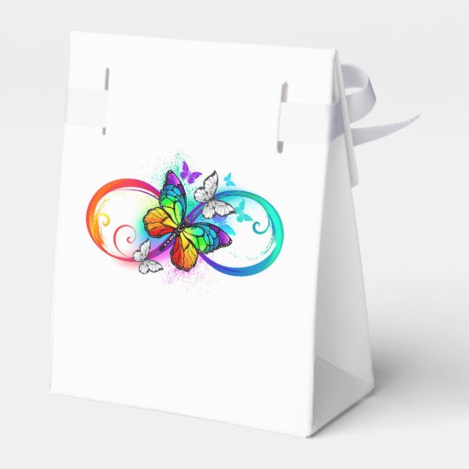 Ballotins Bright infinity with rainbow butterfly (Arrière)