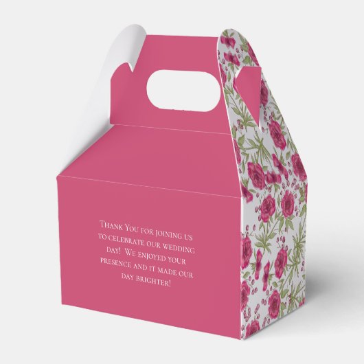 Ballotins Bright Pink Rose Wedding (Arrière)