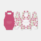 Ballotins Bright Pink Rose Wedding (Déplié)