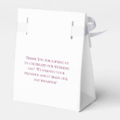 Ballotins Bright Pink Rose Wedding (Arrière)