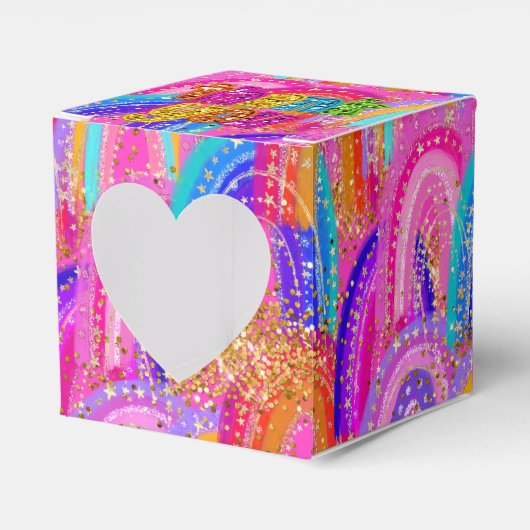 Ballotins Bright Rainbow 6e anniversaire Merci Ballotin (Verso)