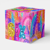 Ballotins Bright Rainbow 6e anniversaire Merci Ballotin (Arrière)