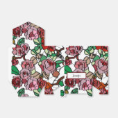 Ballotins Bright red flowers (Déplié)