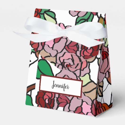 Ballotins Bright red flowers (Verso)