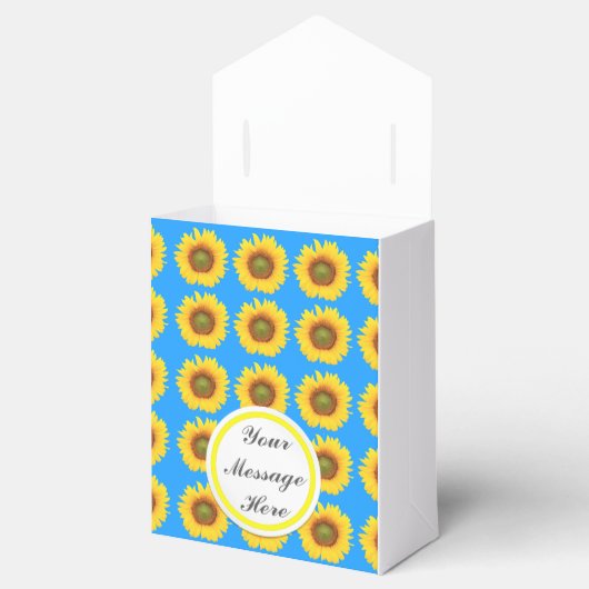 Ballotins Bright Sunflowers Custom text (Ouvert)