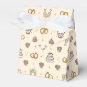 Ballotins Bright Wedding Rings Favor Boxes (Verso)