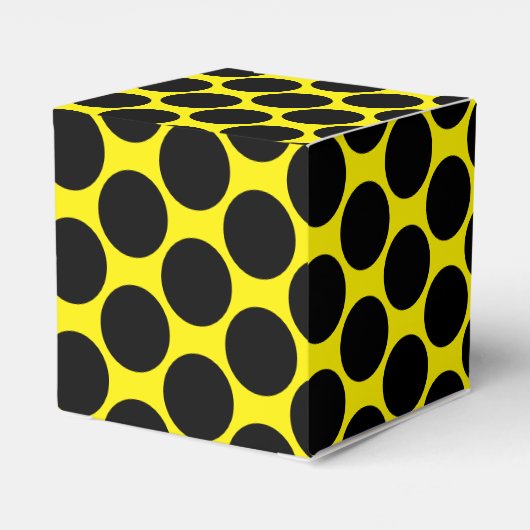 Ballotins Bright Yellow with Black Dot Style Classic 2x2x2 (Arrière)