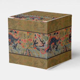 Ballotins Broderie de soie de dragon chinois antique