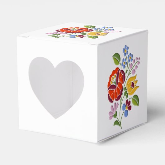 Ballotins Broderie Kalocsa - Motif d'art populaire hongrois (Verso)