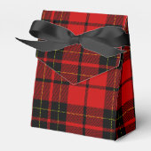 Ballotins Brodie tartan rouge noir plaid (Verso)
