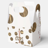 Ballotins Bronze Pois Rose Or ONE 1 1er anniversaire (Ouvert)