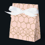 Ballotins Brosse et or Boho moderne Boho Glam géométrique<br><div class="desc">boîtes cadeaux personnalisées</div>