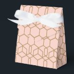 Ballotins Brosse et or Boho moderne Boho Glam géométrique<br><div class="desc">boîtes cadeaux personnalisées</div>