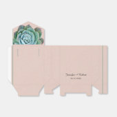 Ballotins Brouiller Succulent Mariage Favor Box (Déplié)