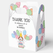 Ballotins Brown blanc Cockapoo Cavapoo Merci d'anniversaire (Ouvert)