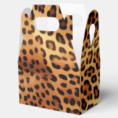 Ballotins Brown noir Empreinte de léopard or (Ouvert)