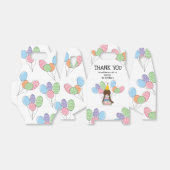 Ballotins Brown Tuxedo Cockapoo Cavapoo Anniversaire Merci (Déplié)