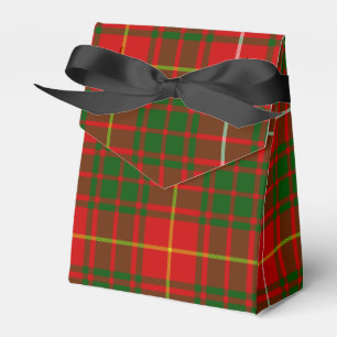 Ballotins Bruce tartan rouge vert plaid