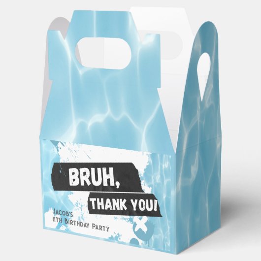 Ballotins Bruh Boy Summer Pool Party Anniversaire Ballotin (Ouvert)