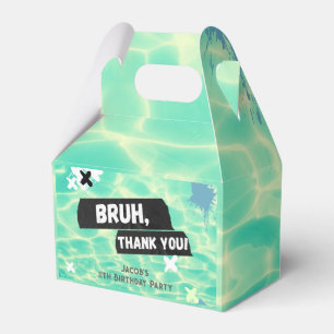 Ballotins Bruh Boy Summer Pool Party Anniversaire Ballotin