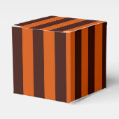 Ballotins Brûlé Orange Vertical Stripes Style Rétro (Verso)