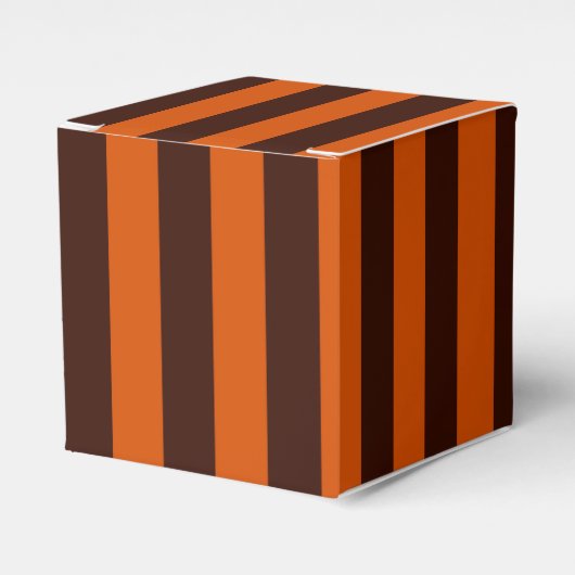 Ballotins Brûlé Orange Vertical Stripes Style Rétro (Verso)