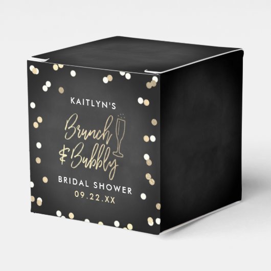 Ballotins Brunch & Bubbly Confetti Réception de Mariage (Verso)
