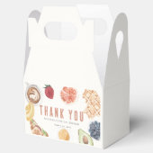 Ballotins Brunch de mariage aquarelle café fruits gaufres (Ouvert)