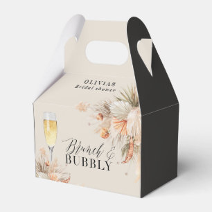Ballotins Brunch et bulle Douche nuptiale pampas herbe Favor