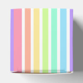 Ballotins Bubblegum arc-en-ciel et bandes blanches (Haut)