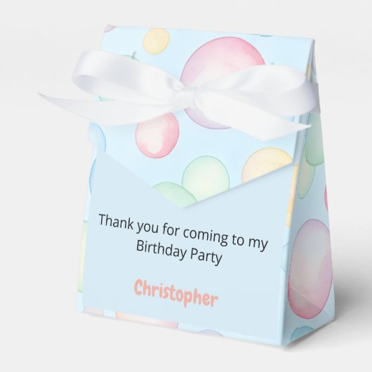 Ballotins Bubbles & Fins Children's Birthday (Verso)