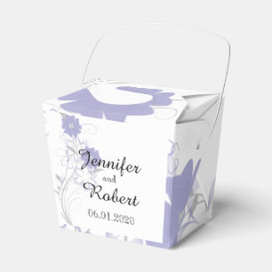 Ballotins Budding Romance en Lavender Wedding Favor Box