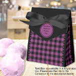 Ballotins Buffalo à carreaux - Noir et Violet - Tente 3x1,5x<br><div class="desc">Boîte de cadeau de tente à carreaux buffalo noir et violet. Le texte est personnalisable. Si vous utilisez le bouton / outil «modifier le design», vous pouvez également ajouter vos propres images / photos. D'autres coloris, formes et tailles de boîtes sont disponibles. Voir la collection de toutes les tailles de...</div>