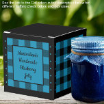 Ballotins Buffalo Check - Bleu et Noir - Classique<br><div class="desc">Les buffles bleus et noirs classiques sont ballotins. Le texte des deux côtés de la boîte est personnalisable. Si vous utilisez le bouton/outil "modifier la conception", vous pouvez également ajouter vos propres images/photos. Autres couleurs disponibles. Voir la collection de toutes les tailles de boîtes et couleurs de buffles ici :...</div>