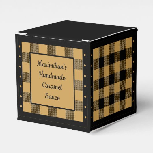 Ballotins Buffalo Check - Or et Noir - Classique (Verso)