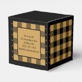 Ballotins Buffalo Check - Or et Noir - Classique (Arrière)